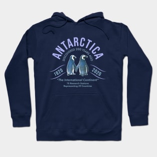 Antarctica Discovered 200 Years Ago Bicentennial with Penguins Hoodie